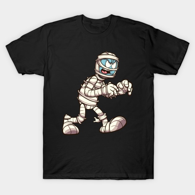 Walking Mummy T-Shirt by TheMaskedTooner